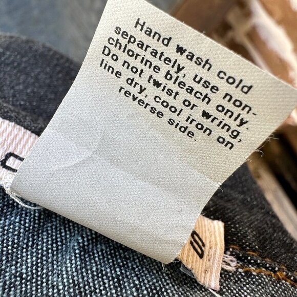 Susan Graver Notations Denim Dress Jean Jacket Charcoal Embroidered Beads Size S - Picture 12 of 12